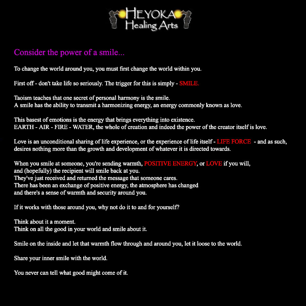 Reiki, reiki healing, reiki master, reiki training, reiki therapy, reiki classes, distant healing, reiki attunements, reiki history, smile